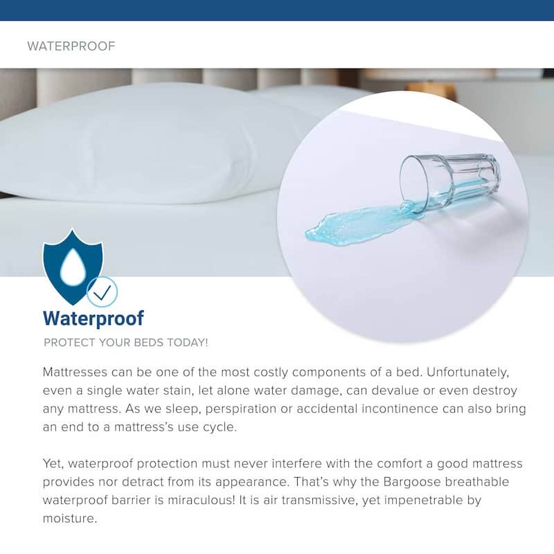 Zippered Sofa Sleeper Mattress Protector, Elite Bed Bug, Dust Mite and